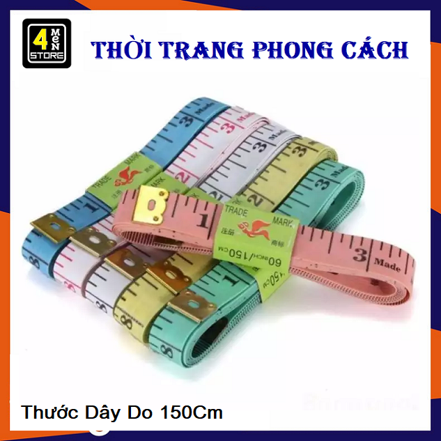 ⚡ Tjll Tjll ⚡ Thước Dây May Đồ Thước Dây Đo 3 Vòng 150cm  Siêu Tiên Lợi - Dụng Cụ Thước Đo May Đồ Loại Dây