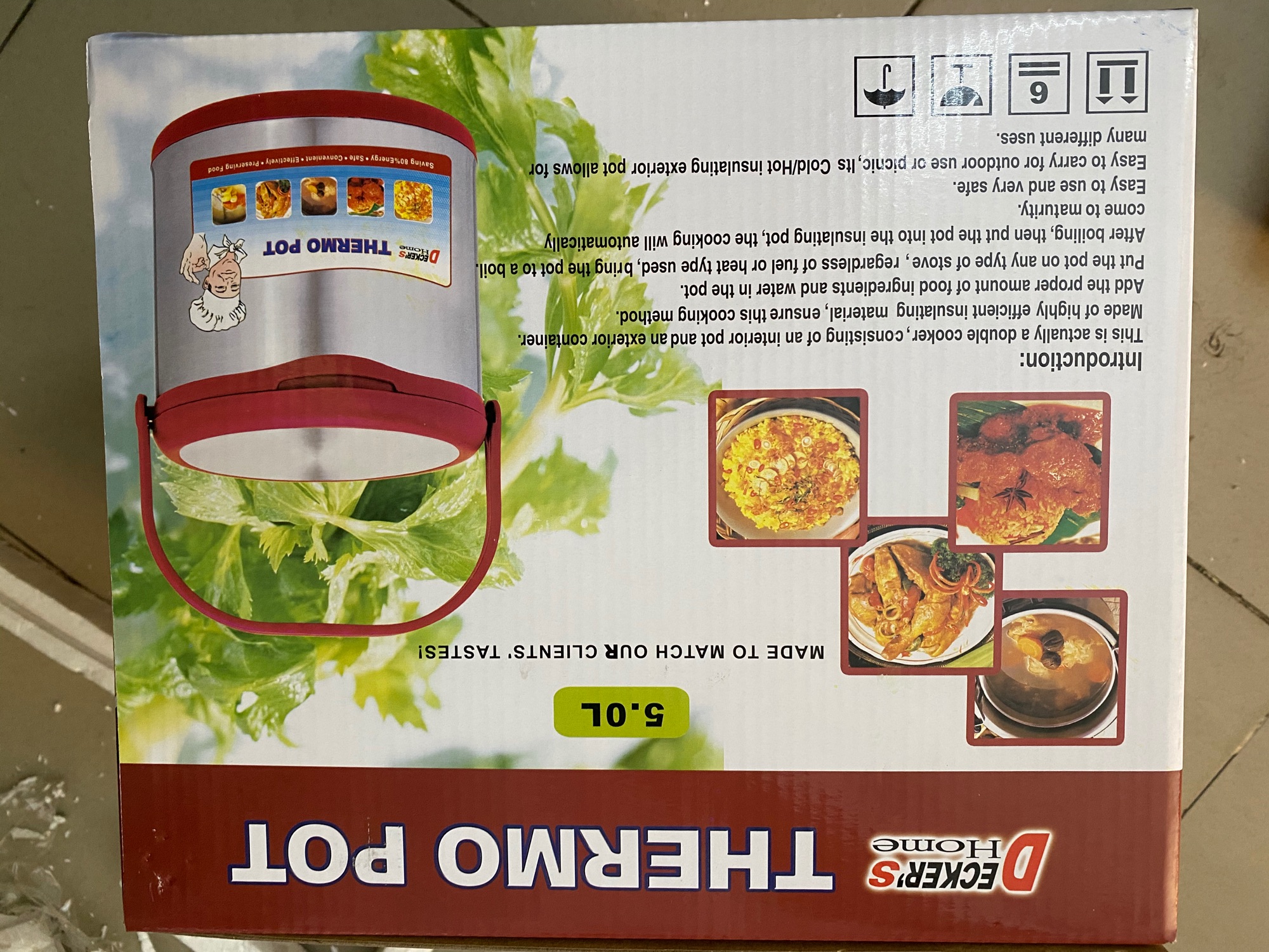 Nồi ủ decker home 5 lít