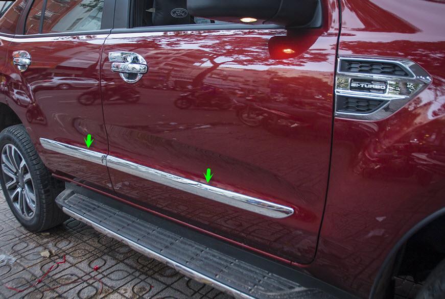 Nẹp sườn hông xe ford everest 2016-2022