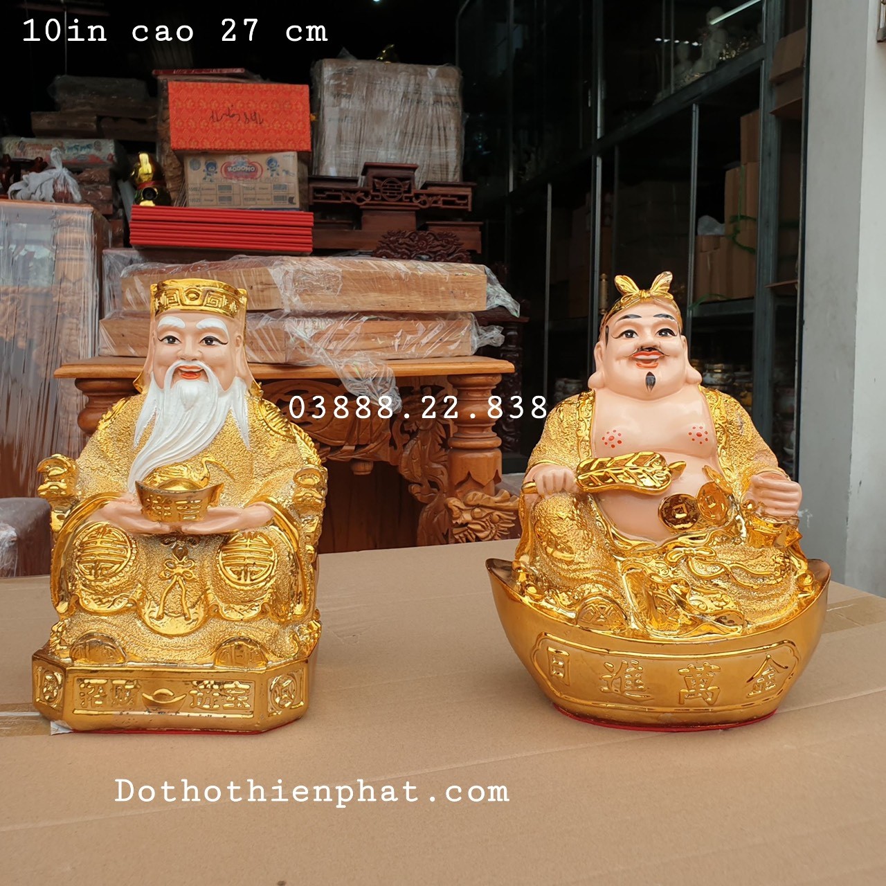 Cặp thần tài – ông địa kim sa