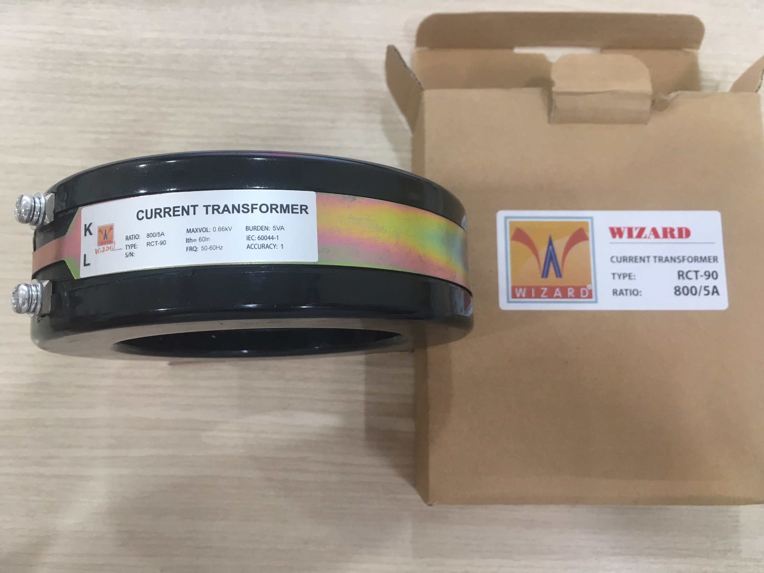 Biến dòng đo lường đế sắt RCT 800/5A ~ 2000/5A