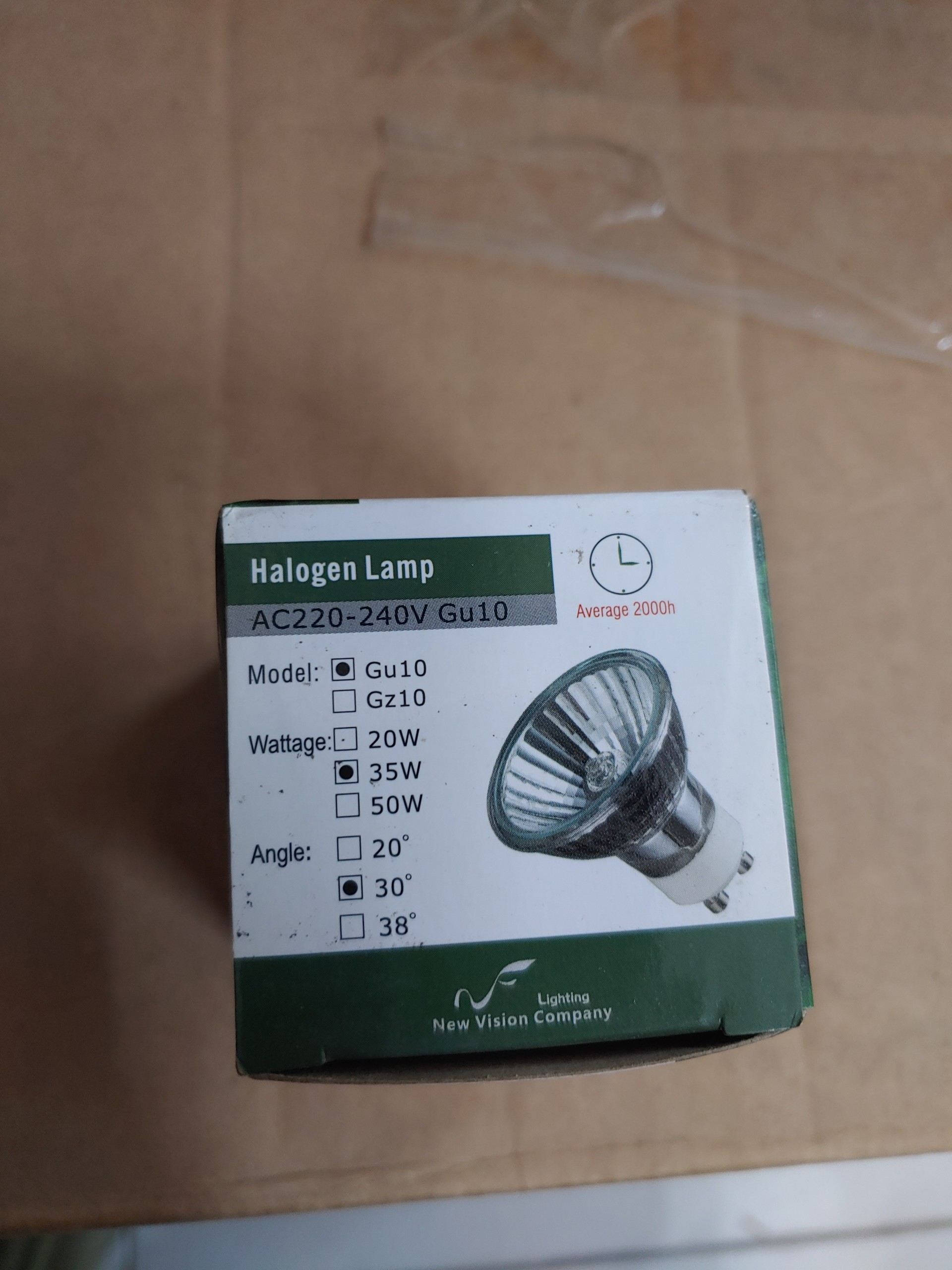 Bóng đèn đốt nến - Bóng Đèn halogen chén 220V 35W GU10