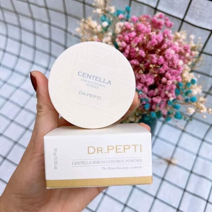Phấn Phủ Dạng Bột Kiềm Dầu Dr.Pepti - 10G