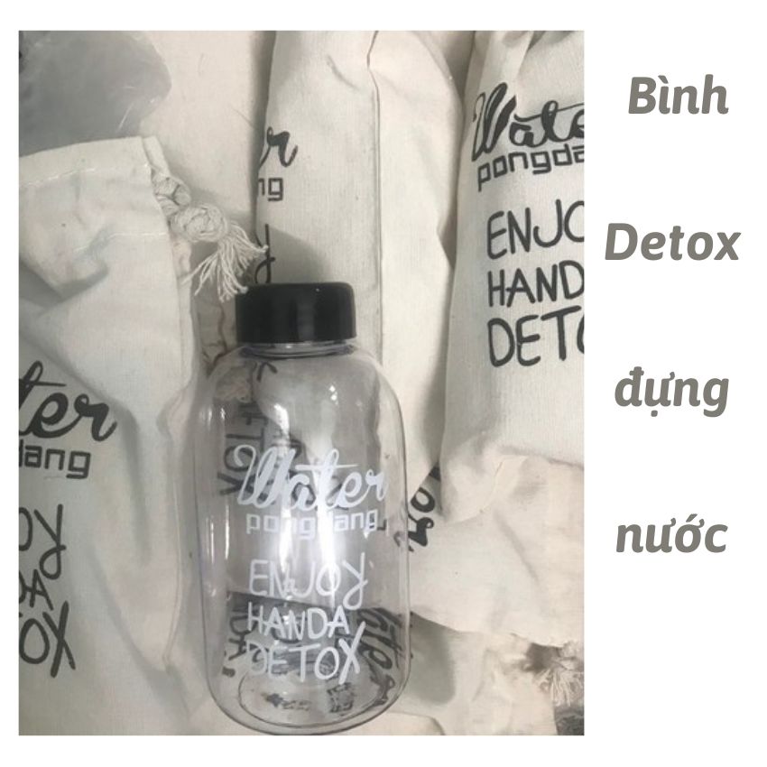 Bình Nhựa DeTox Đựng Nước Cao Cấp Đạt Tiêu Chuẩn
