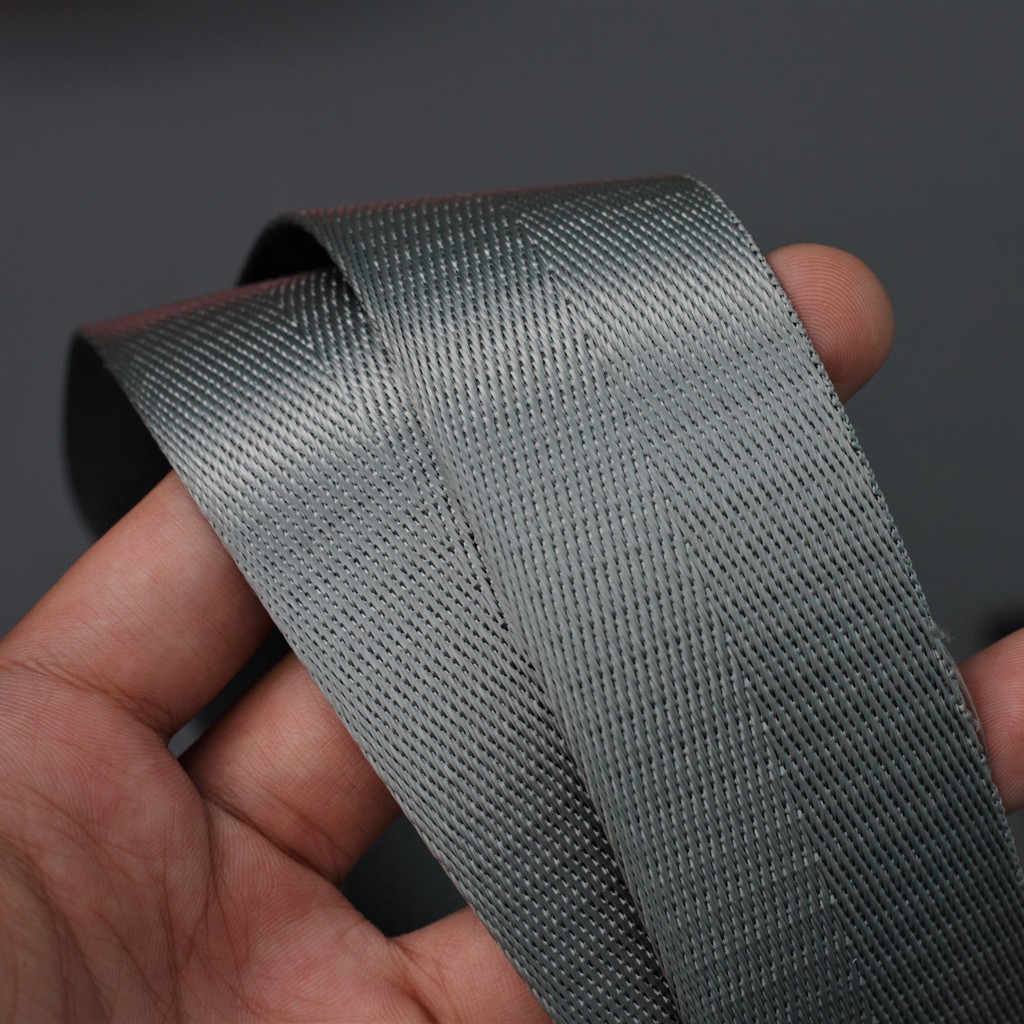 [HCM]Dây Đeo Chéo Poly Cho Túi Xách Máy Ảnh Xám Trơn