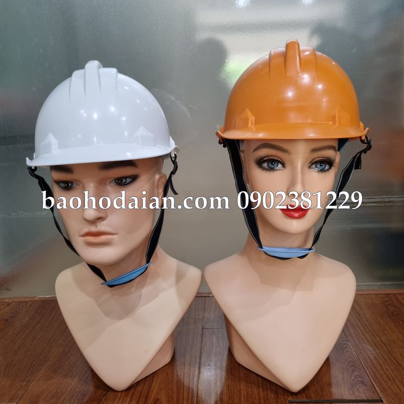 Nón bảo hộ công nhân đuôi gài N004