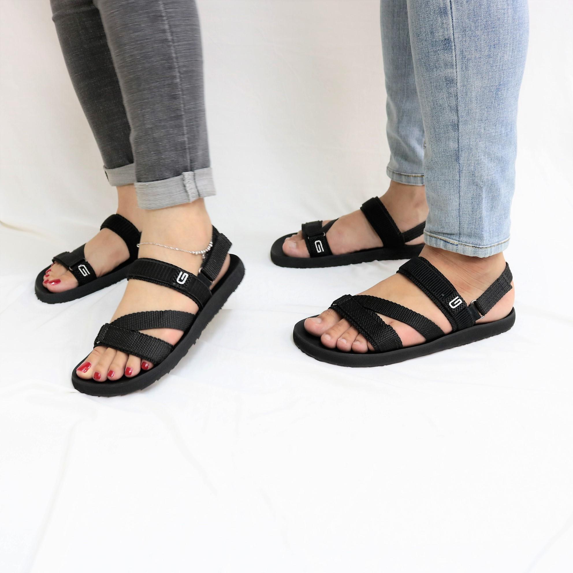 Sandal couple nam-nữ.GIAVY STL377 Đ
