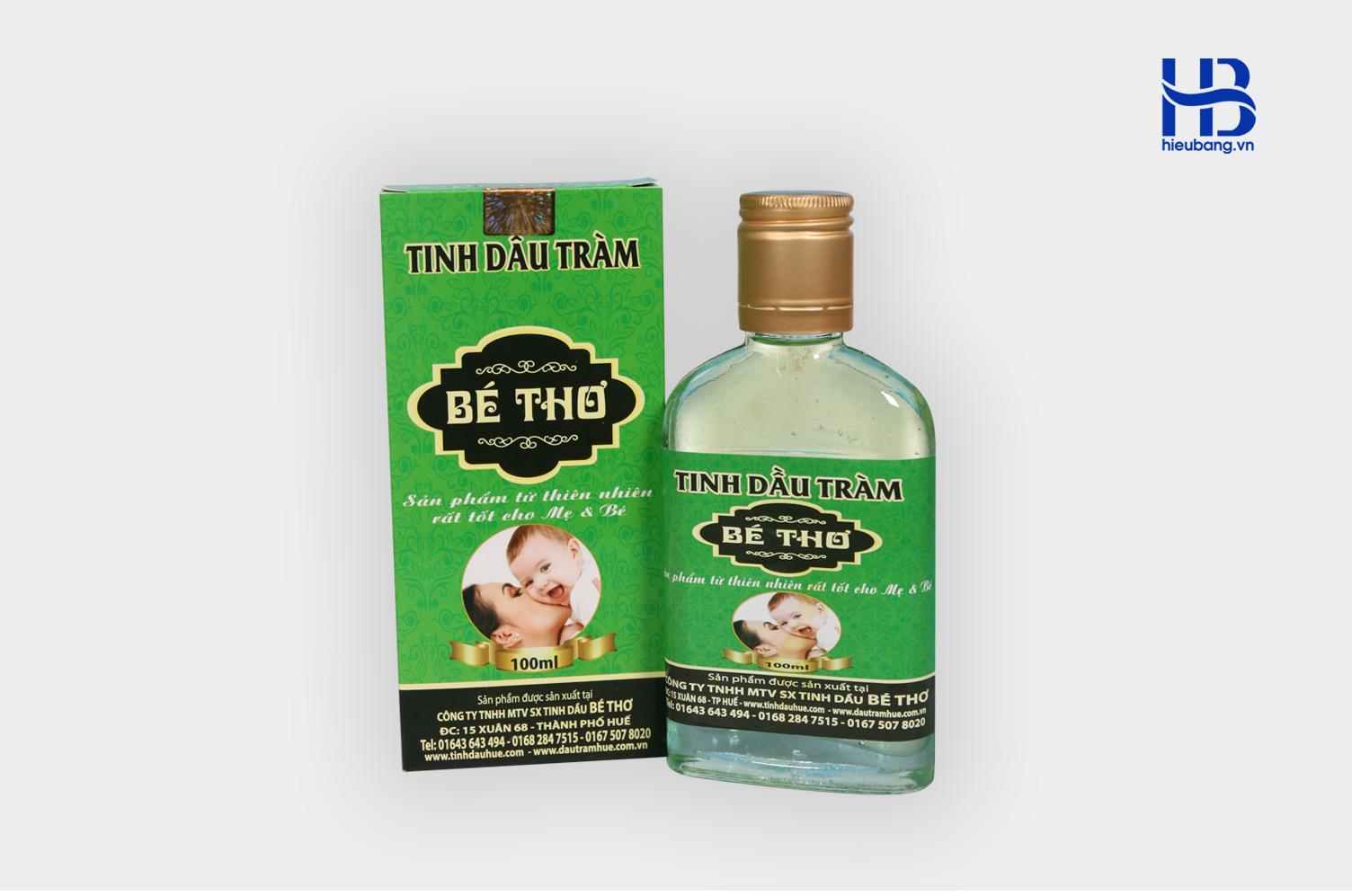 Tinh dầu tràm Huế Bé Thơ 100ml_Loại 1