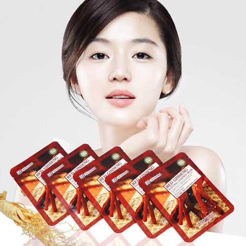 MẶT NẠ COLLAGEN HỒNG SÂM 3D HÀN QUỐC