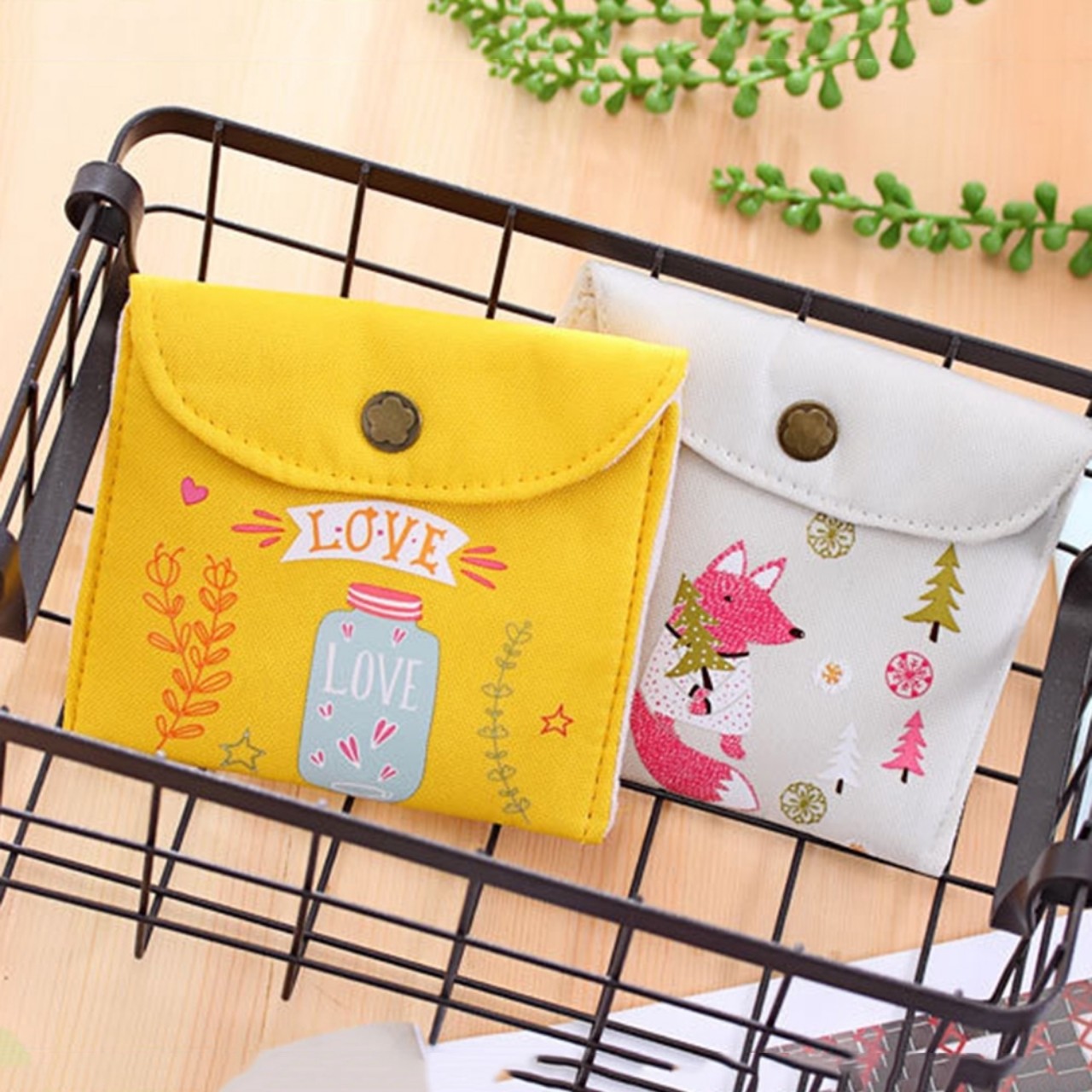 VÍ VẢI IN HỌA TIẾT SIÊU MỀM - SIÊU CUTE
