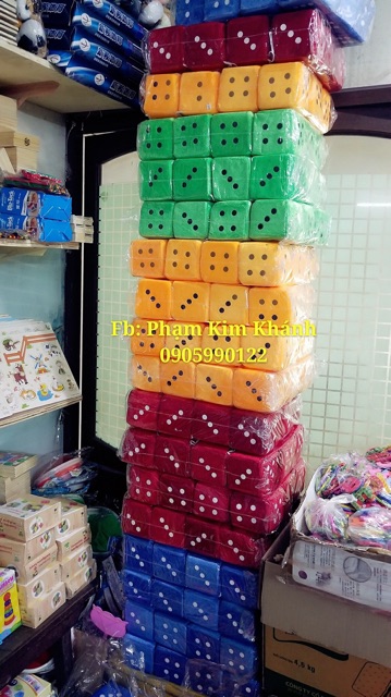 XÚC XẮC XỐP BỌC NHUNG 10CM