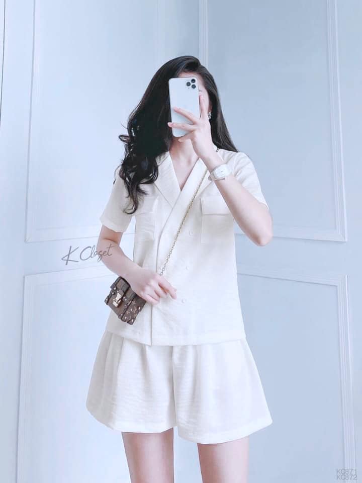 SET BỔ CỔ VEST QUẦN LI ĐAI