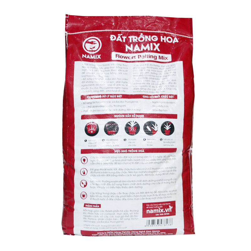 Đất trồng Hoa Namix