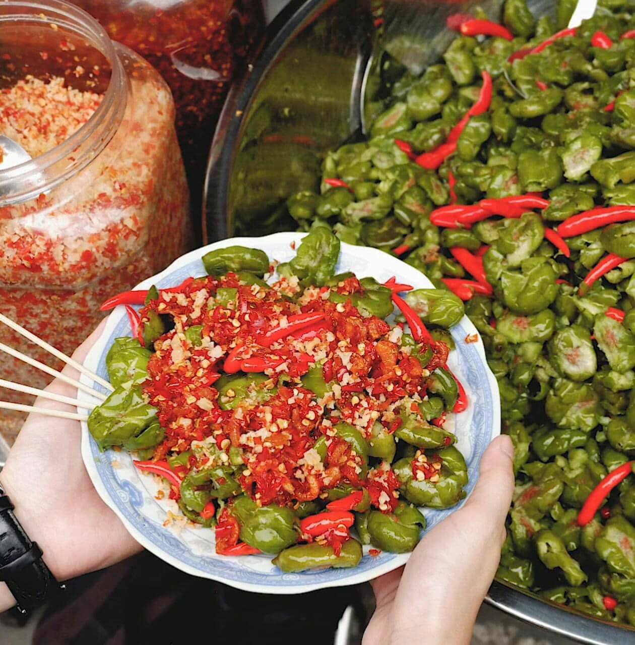[500gr] Cà na đập dập muối ớt  ăn mà ghiền món ngon dân dã