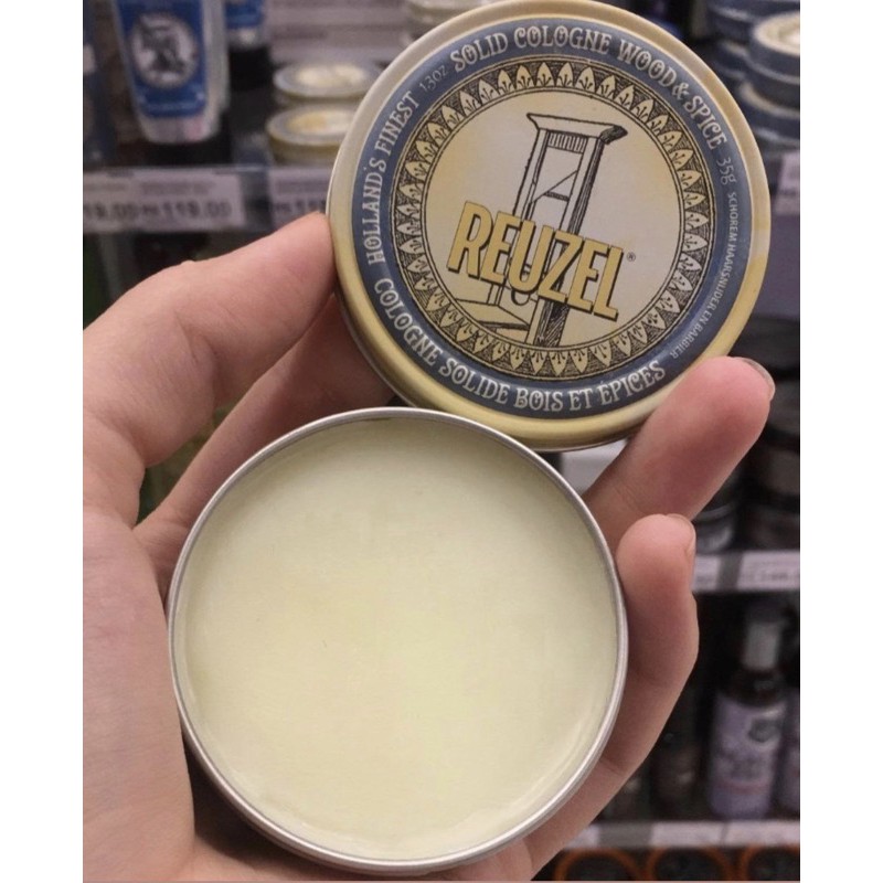 [HCM] Sáp Thơm Cho Cơ Thể Reuzel Solid Cologne Wood & Spice 35g