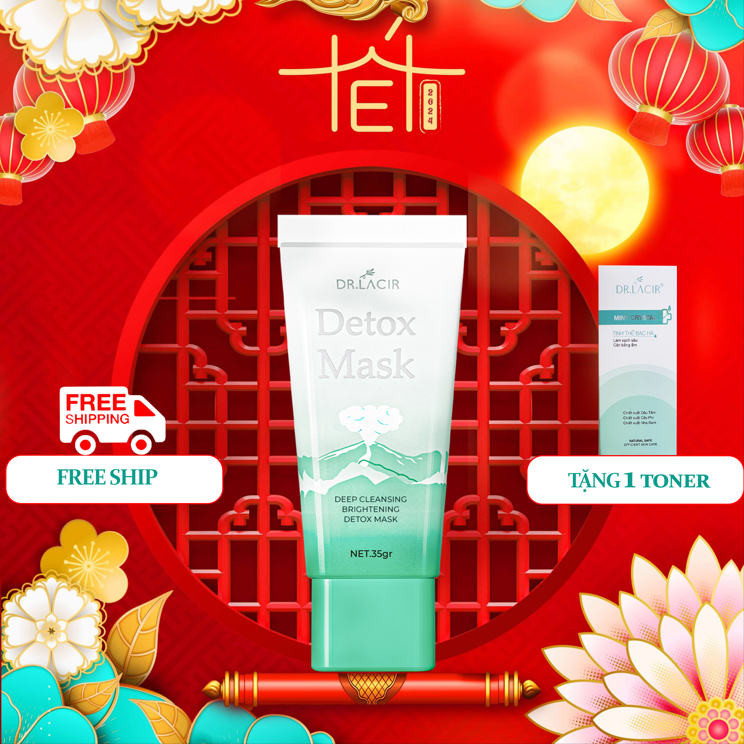 Mặt Nạ Thải Độc Detox Mask Dr Lacir