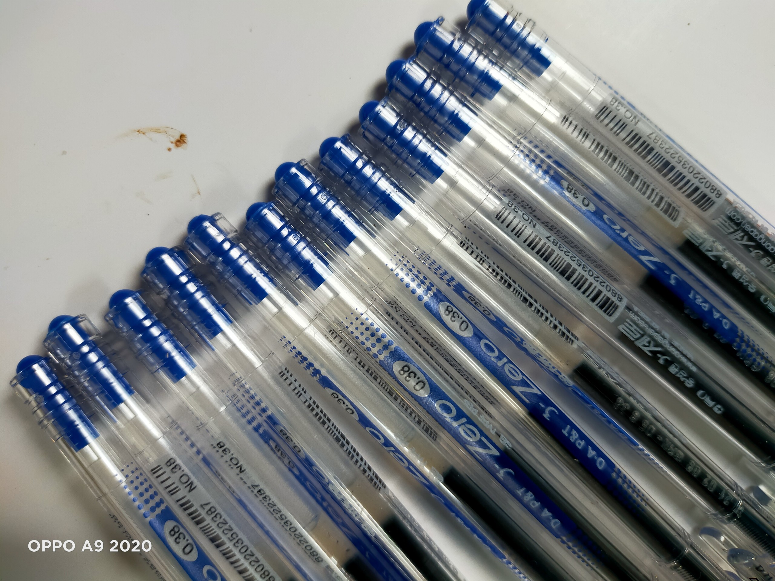 Hộp 12 cây bút 3-Zero Hàn Quốc (mực xanh, tím)