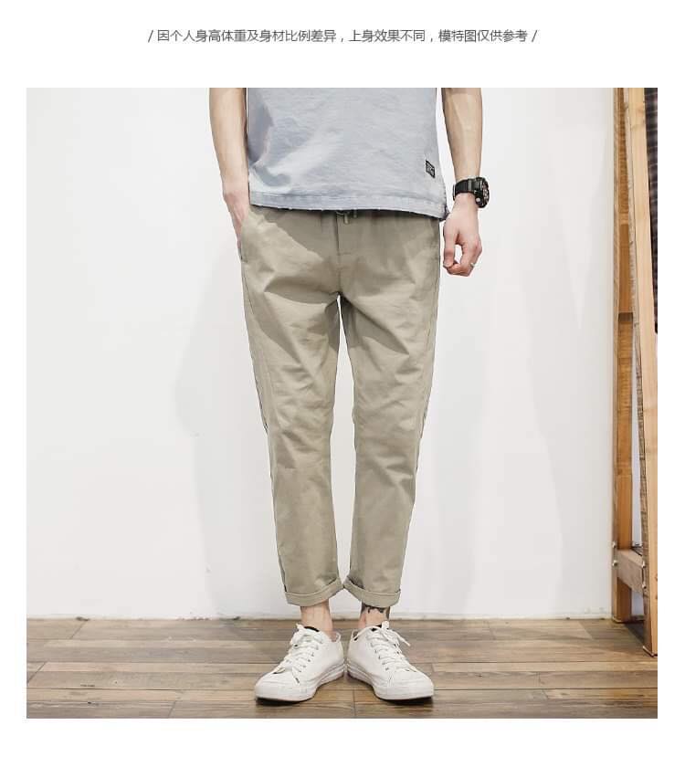 [HCM]QUẦN BAGGY KAKI NAM DÂY RÚT CỰC HOT