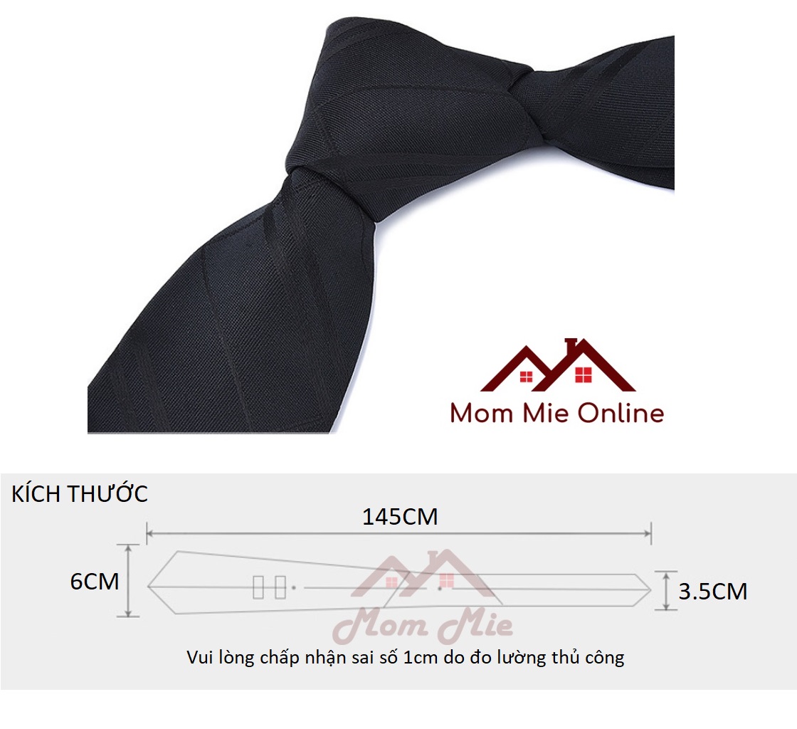 [HCM]Bộ cà vạt nam dự tiệc bản 6cm - HVC
