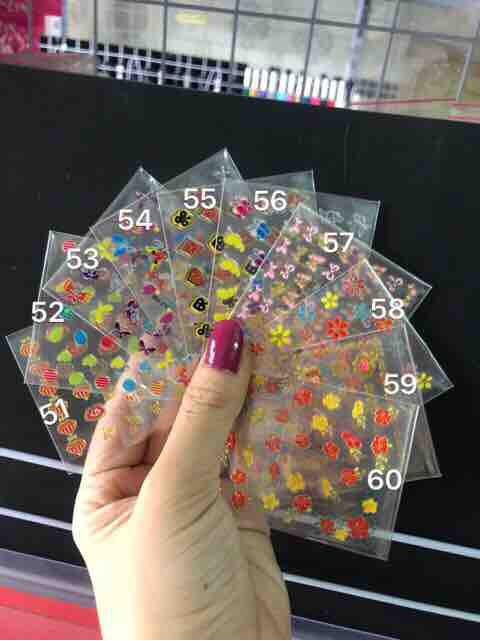 Sticker dán móng mẫu nhỏ