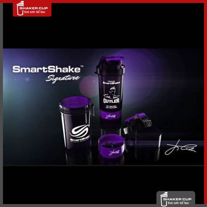 Bình đựng nước 3 ngăn Smart Shake Shaker Cup Signature Series