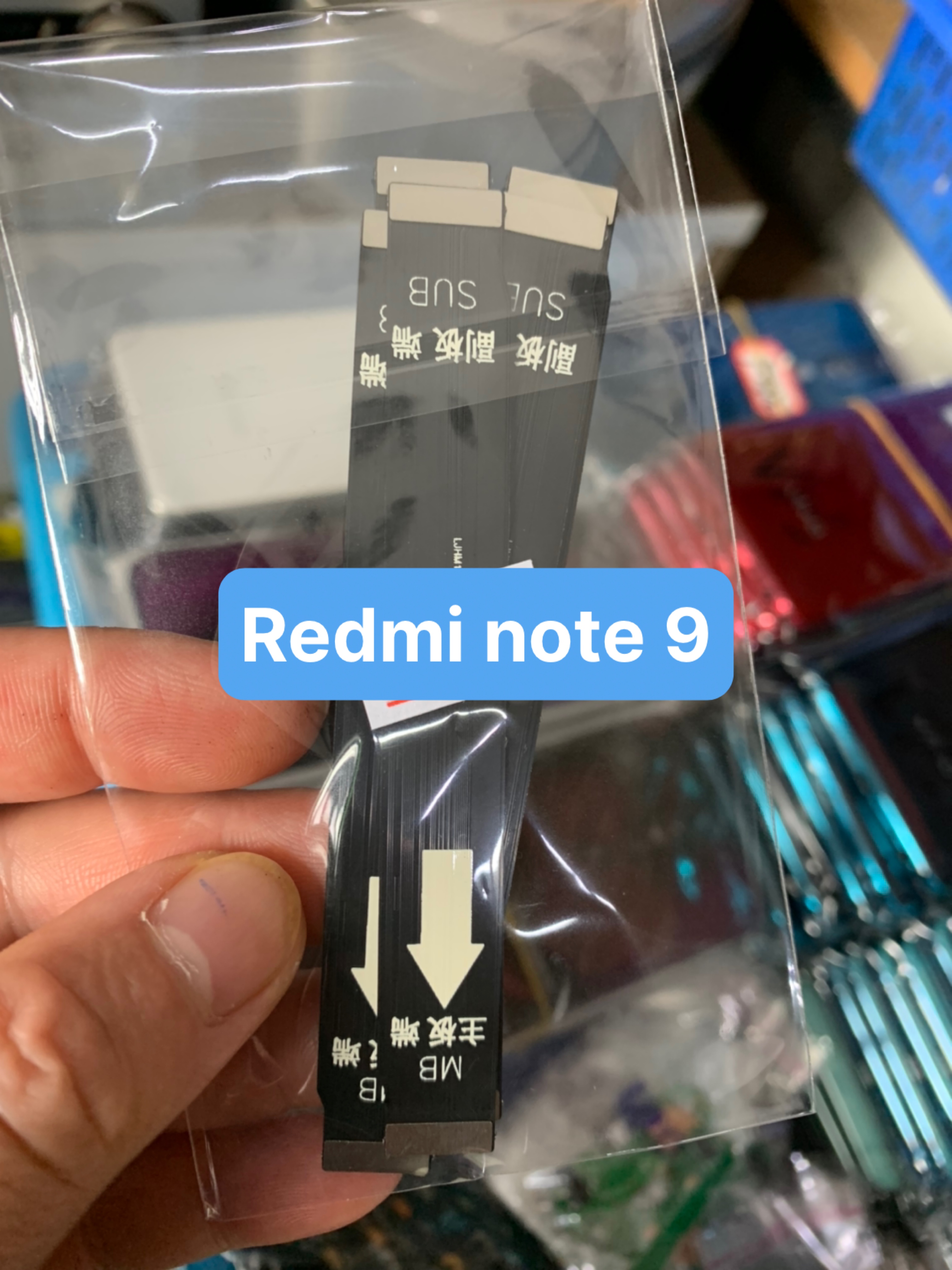Cáp nối main, cáp nối bo sạc zin redmi note 9