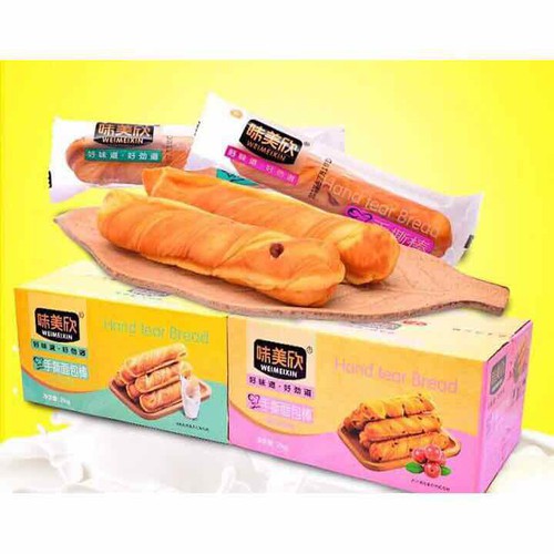 [Hoàn tiền 10%] { thùng mix 2 vị 1kg } Bánh mì que ngàn lớp Đài Loan