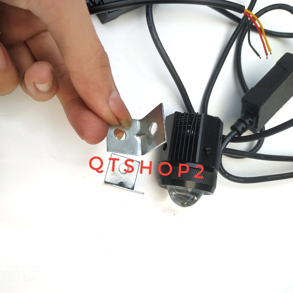 Pat gắn đèn trợ sáng bi cầu mini