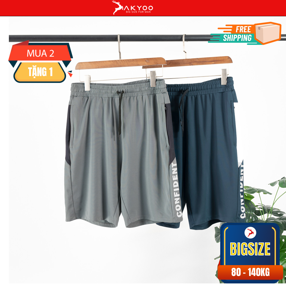 [Freeship] Quần Short Nam Big size 80-140kg 65%&hellip;