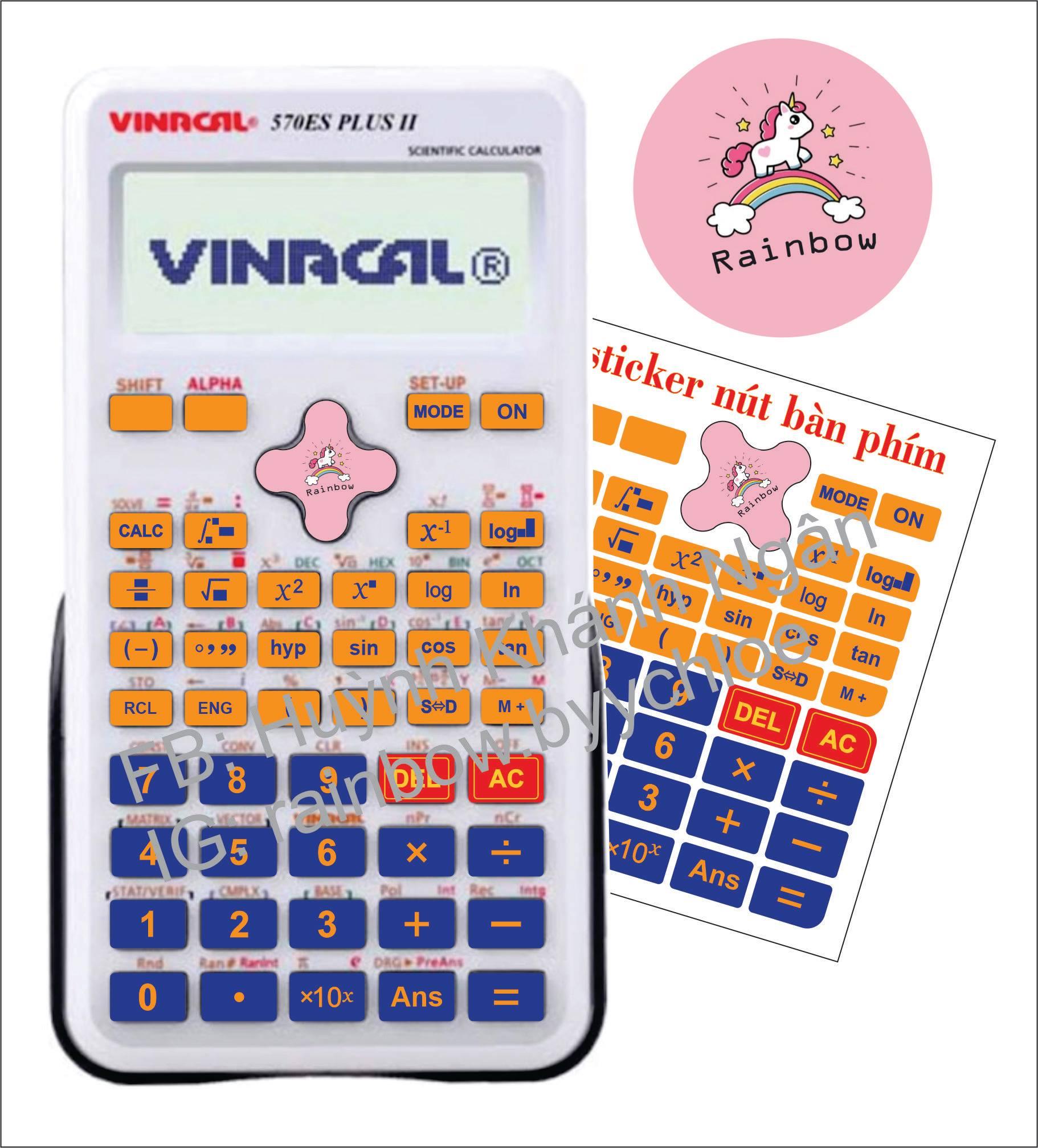 Sticker nút máy tính vinacal