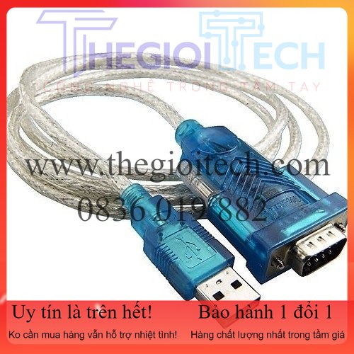 Cáp chuyển USB TO COM RS232 TTL UART lập trình PLC HMI
