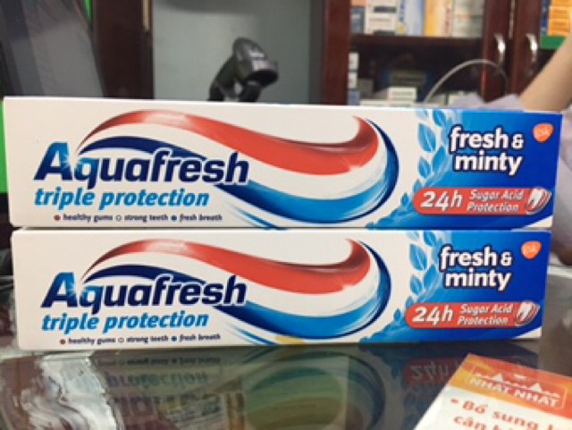 Kem Đánh Răng Aquafresh-Bạc Hà Thơm Mát 100ml