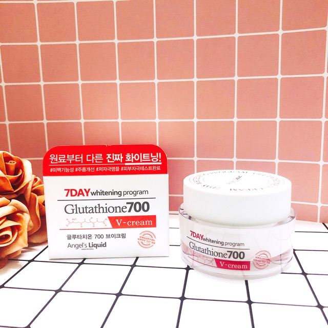 [HCM]Kem Trắng Da 7 Day Whitening Program Glutathione 700V Hàn Quốc