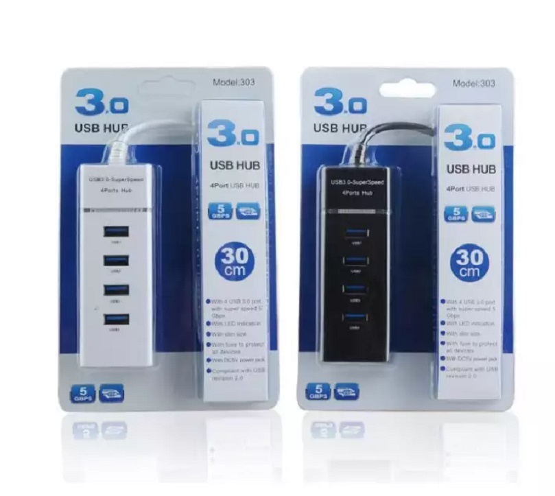 Hub chia 4 cổng USB - usb Hub tốc độ 3.0 - Bộ chia USB hub 4 cổng tốc độ 3.0
