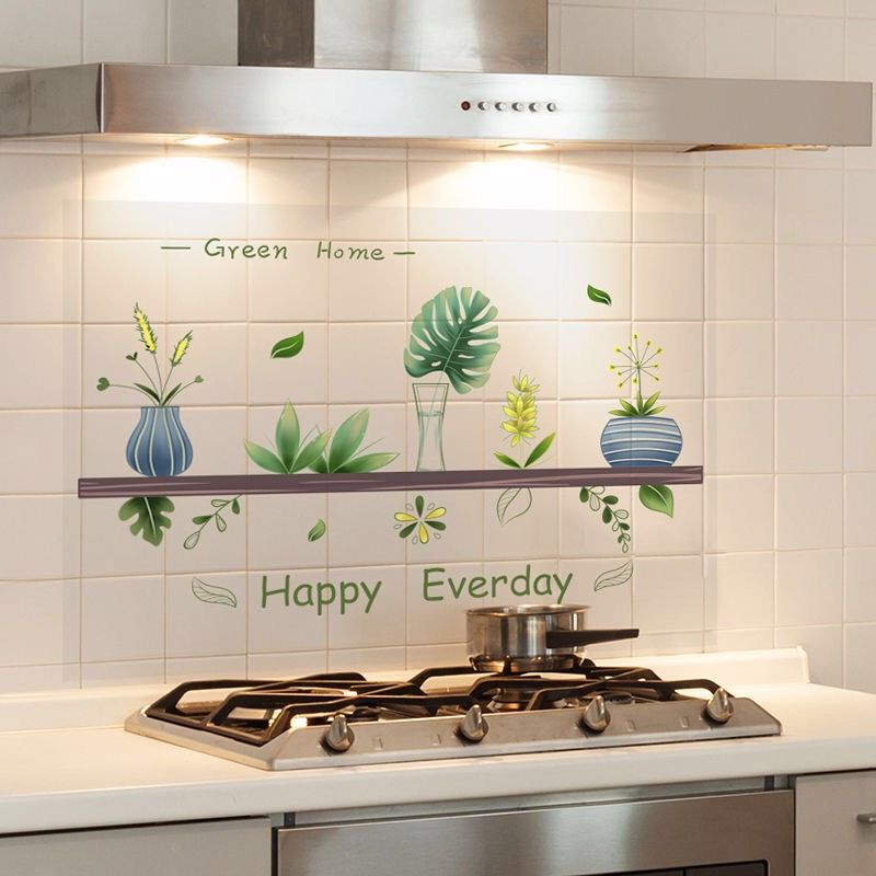 Decal dán bếp chống dầu mỡ (kích thước 60cm x 90cm)