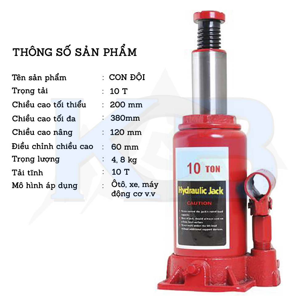 Con đội thủy lực 16 tấn - KCB shop
