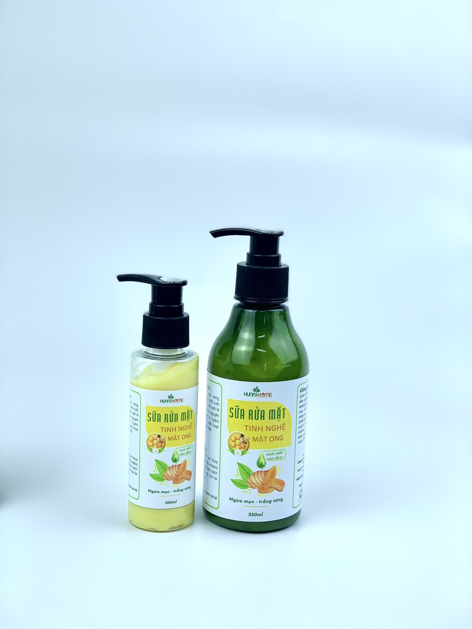 Sữa rửa mặt tinh nghệ mật ong Hunahome
