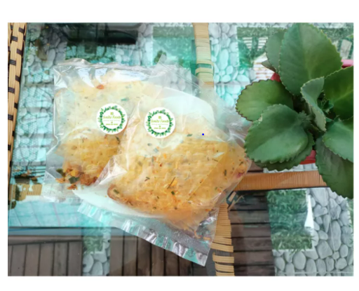 Bánh tráng hành miếng phi thơm CÓ SỐT [2 bánh + 1 sốt]