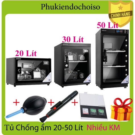 Tủ chống ẩm andbon dung tích từ 20-50 lít