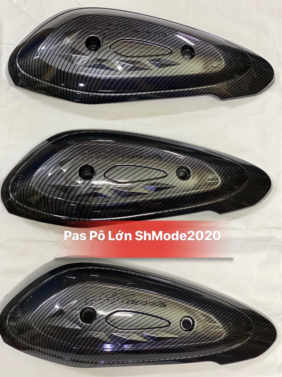 Pas pô lớn SH Mode 2020 cacbon