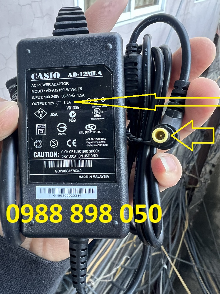 dây nguồn đàn Organ Casio CTK-6000 CTK-7000