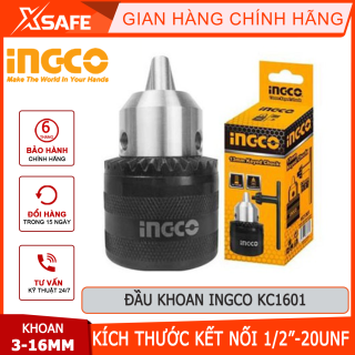 Đầu khoan INGCO KC1601 đầu máy khoan khả năng khoan 1.5-13mm thumbnail