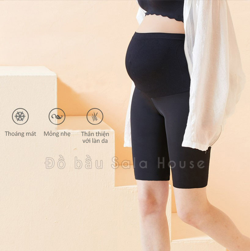 Quần Bầu Legging Lửng Mùa Hè Mỏng Nhẹ - Siêu Co Giãn