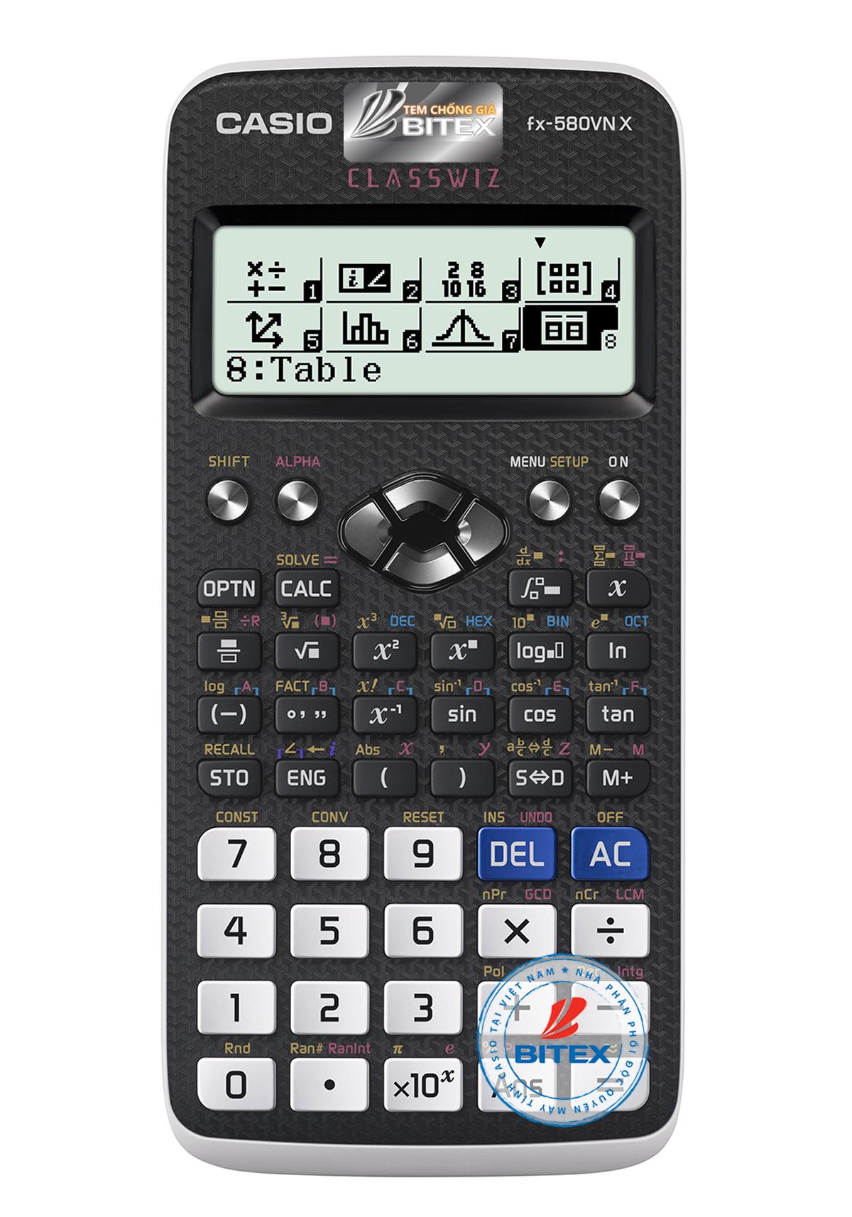 Mua Máy tính Casio FX-580VN X - Bảo hành 2 năm - N/k Bitex