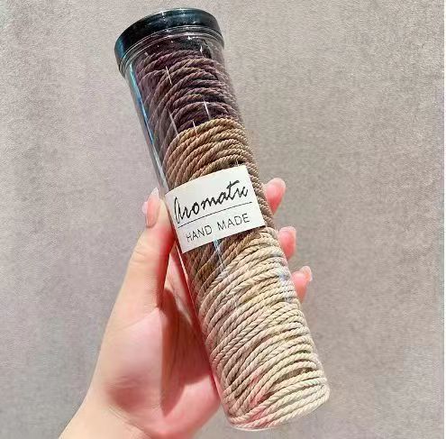 Hộp 100 chun buộc tóc xoắn