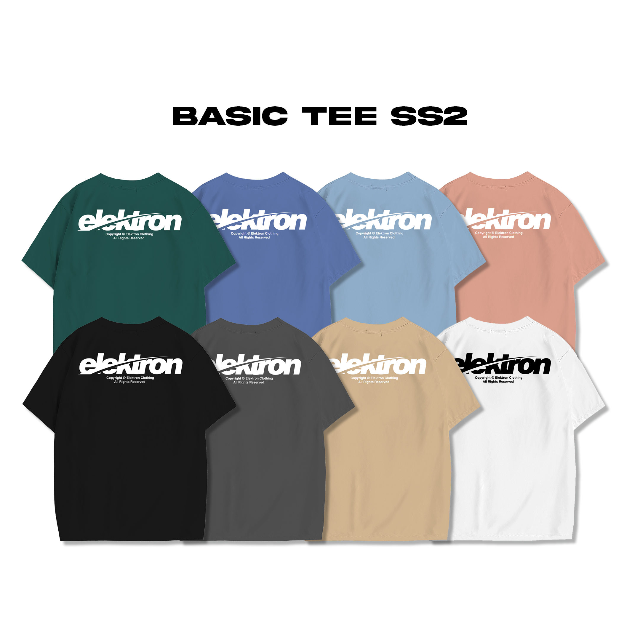 Áo thun cotton Basic Tee SS2 - Áo Thun Local Brand Elektron Clothing