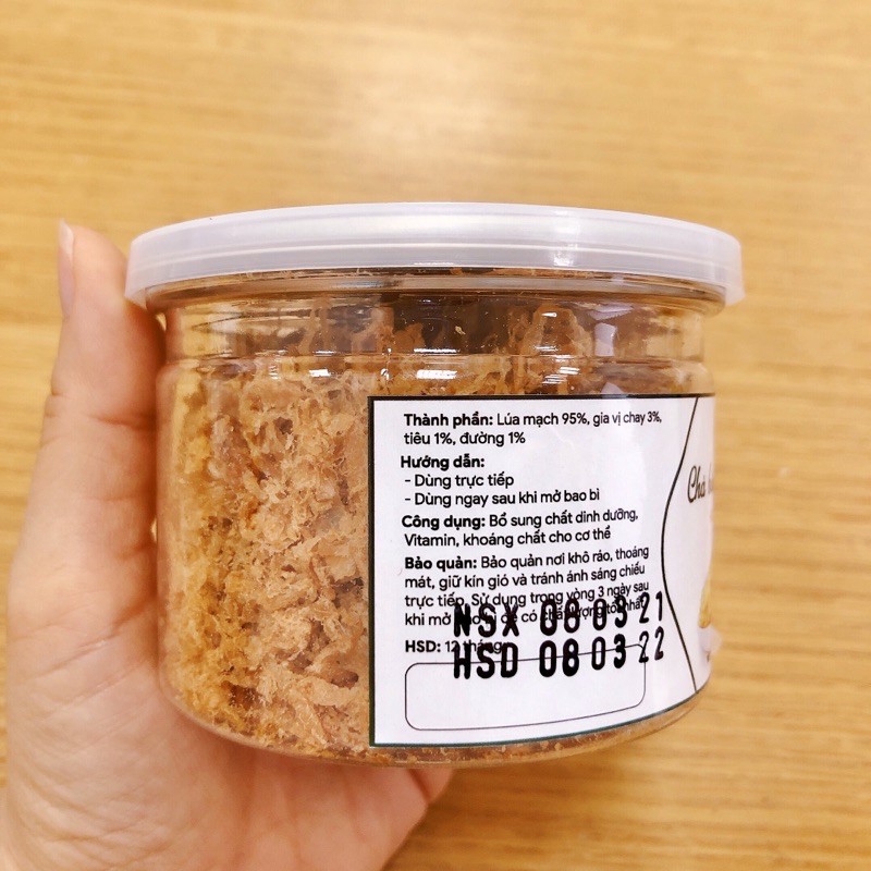Chà bông chay lúa mạch Hoa Nghiêm [200g 100g]