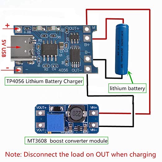 Mạch Sạc Pin TP4056 Cổng TYPE-C USB Có bảo vệ