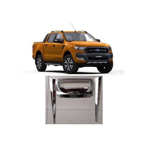 Ốp tay mở cốp mạ crom xe ford ranger 2016-2019