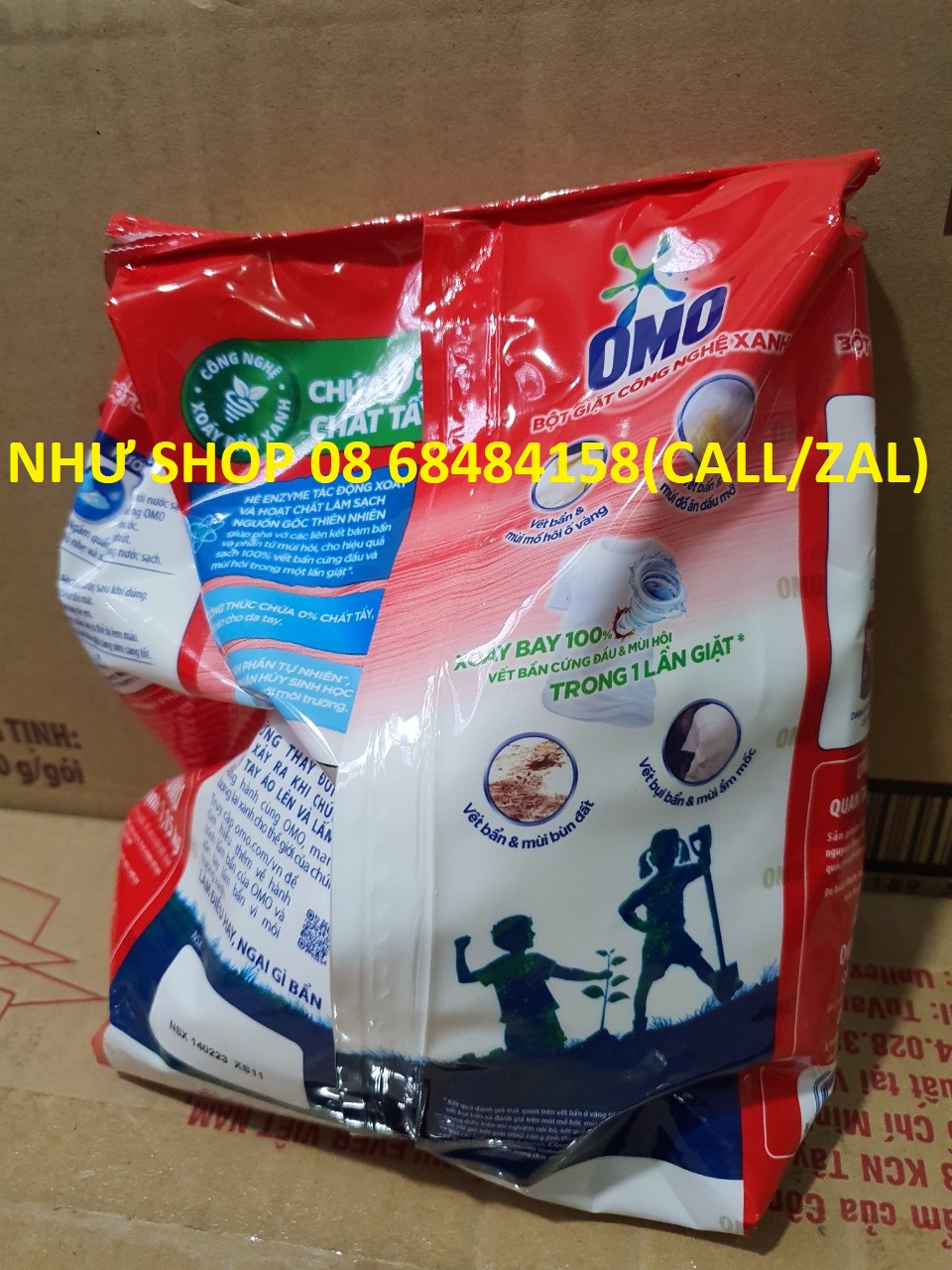 BỘT GIẶT OMO ĐỎ 1.15KG